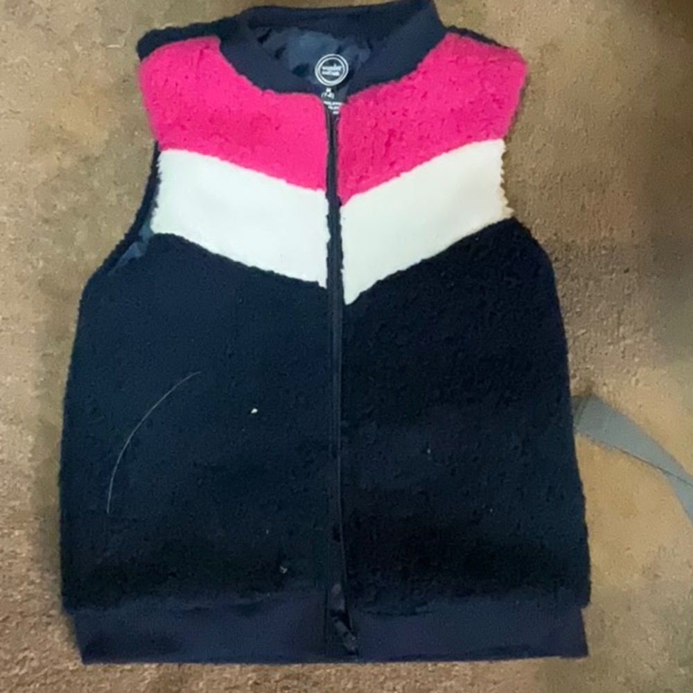 Colorblock Fleece Vest